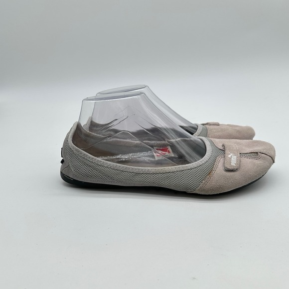 Puma Sabadella Ballerina Flats Suede Mesh Womens 9.5 Purple Pink Gray Gorpcore - Picture 6 of 13
